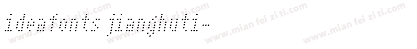 ideafonts jianghuti字体转换